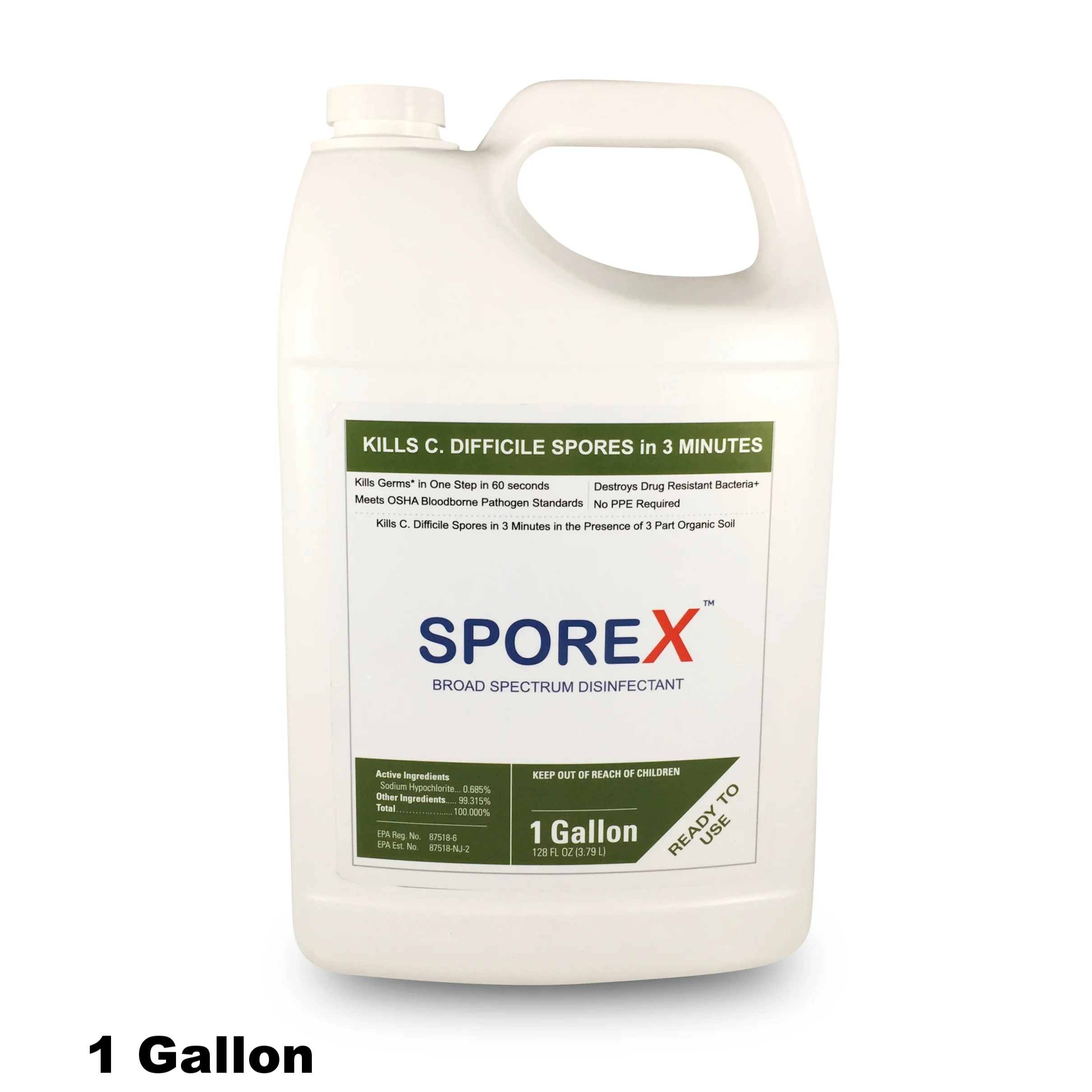 SPOREX™ - Sporicidal Disinfectant — HSP iClean for Health